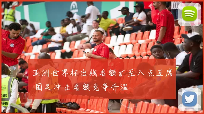 亚洲世界杯出线名额扩至八点五席 国足冲击名额竞争升温